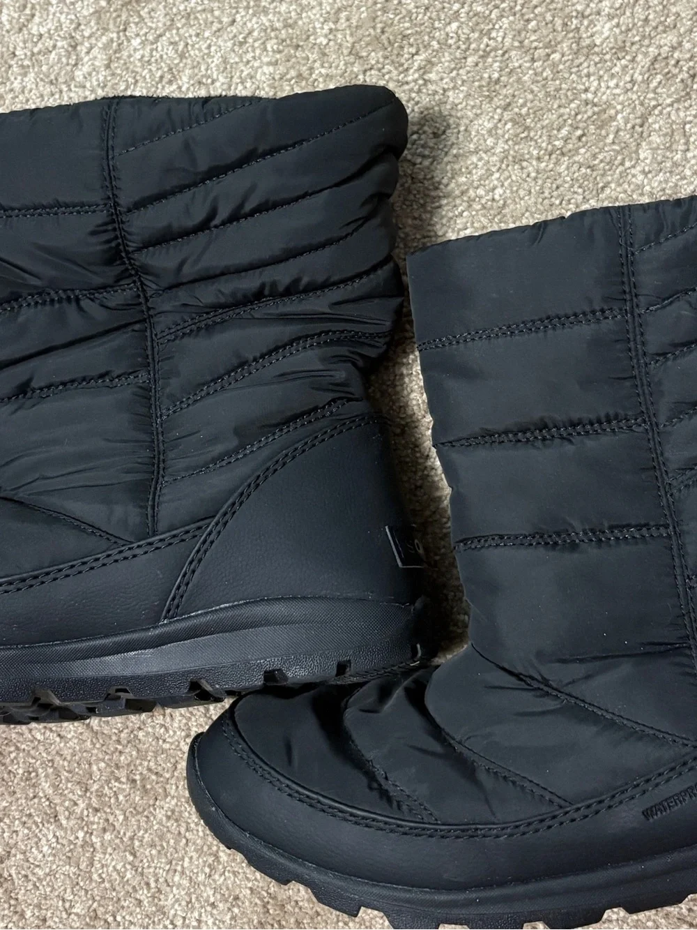 Boys Black Winter Snow Boots